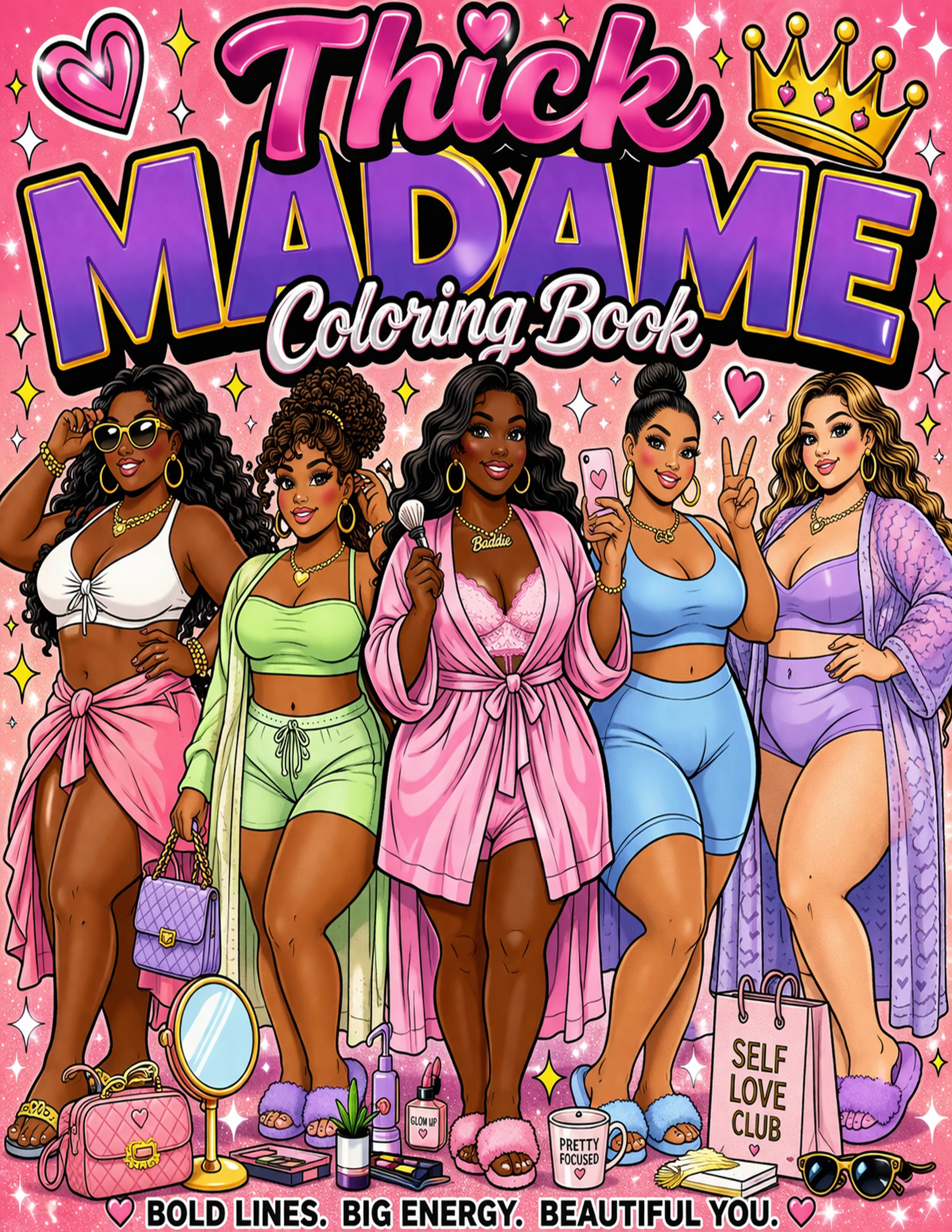 Thick Madame- coloring book