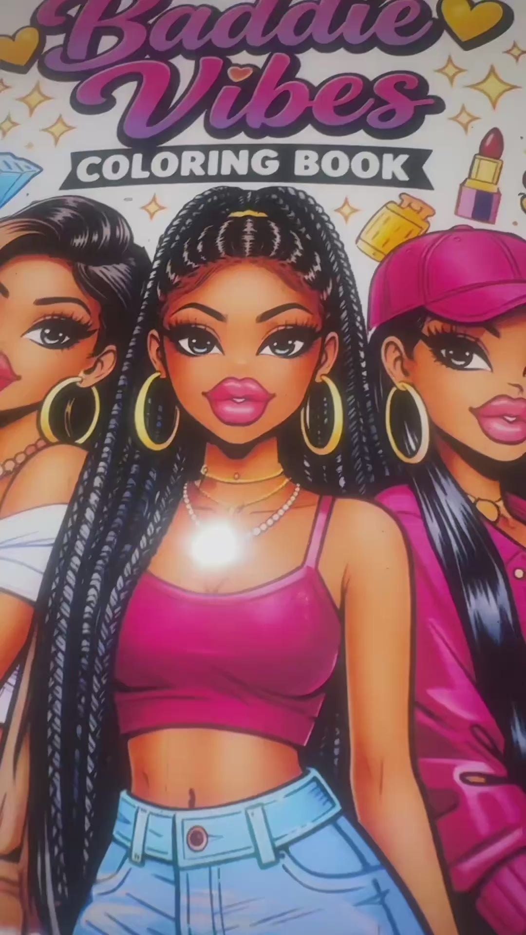 Baddies vibe - Adult coloring book